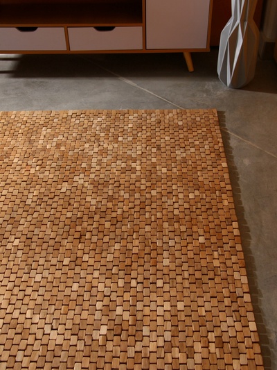 Коврик из тикового дерева, 200×100×0.7 см