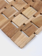 Коврик из тикового дерева, 30×20×0.7 см - Фото 3