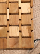 Коврик из тикового дерева, 30×20×0.7 см - Фото 4