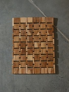 Коврик из тикового дерева, 40×30×0.7 см - Фото 2