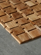 Коврик из тикового дерева, 40×30×0.7 см - Фото 3