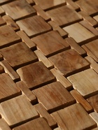 Коврик из тикового дерева, 40×30×0.7 см - Фото 4