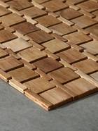 Коврик из тикового дерева, 60×40×0.7 см - Фото 4