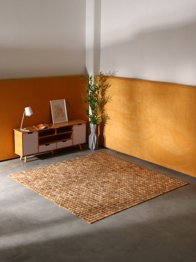 Коврик из тикового дерева, 200×200×0.7 см