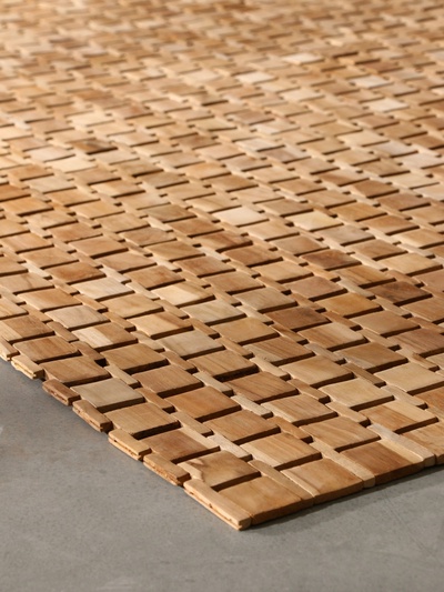 Коврик из тикового дерева, 200×200×0.7 см