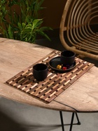 Коврик из тикового дерева, 40×30×0.7 см - Фото 2