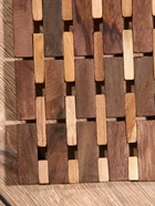 Коврик из тикового дерева, 40×30×0.7 см - Фото 6