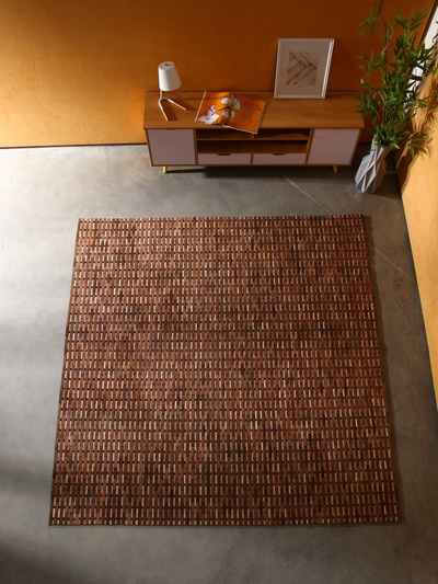 Коврик из тикового дерева, 200×200×0.7 см
