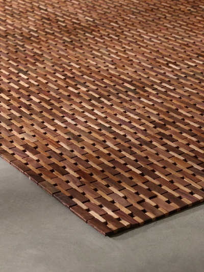 Коврик из тикового дерева, 200×200×0.7 см