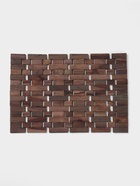 Коврик из тикового дерева, 40×30×0.7 см - Фото 2