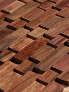 Коврик из тикового дерева, 40×30×0.7 см - Фото 5