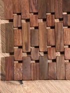 Коврик из тикового дерева, 40×30×0.7 см - Фото 6