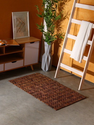 Коврик из тикового дерева, 100×60×0.7 см