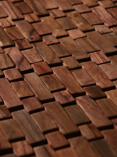 Коврик из тикового дерева, 200×100×0.7 см