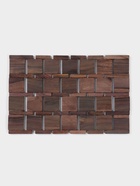 Коврик из тикового дерева, 30×20×0.7 см - Фото 2