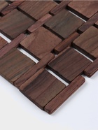 Коврик из тикового дерева, 30×20×0.7 см - Фото 3