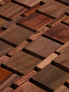 Коврик из тикового дерева, 30×20×0.7 см - Фото 5