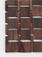 Коврик из тикового дерева, 30×20×0.7 см - Фото 5