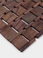 Коврик из тикового дерева, 40×30×0.7 см - Фото 3