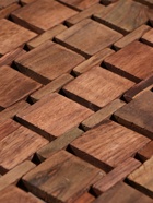 Коврик из тикового дерева, 40×30×0.7 см - Фото 5