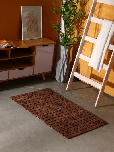 Коврик из тикового дерева, 100×60×0.7 см