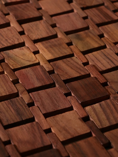 Коврик из тикового дерева, 100×60×0.7 см