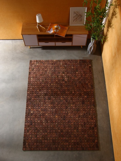 Коврик из тикового дерева, 200×140×0.7 см