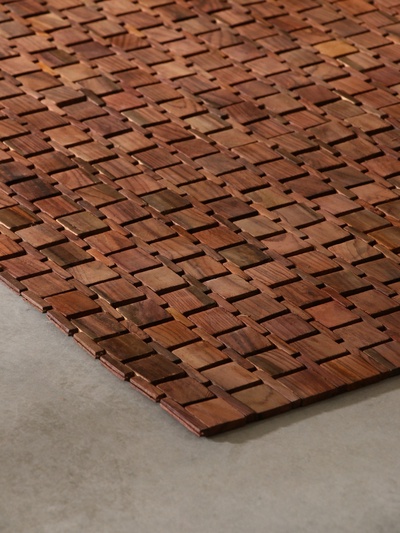 Коврик из тикового дерева, 200×140×0.7 см