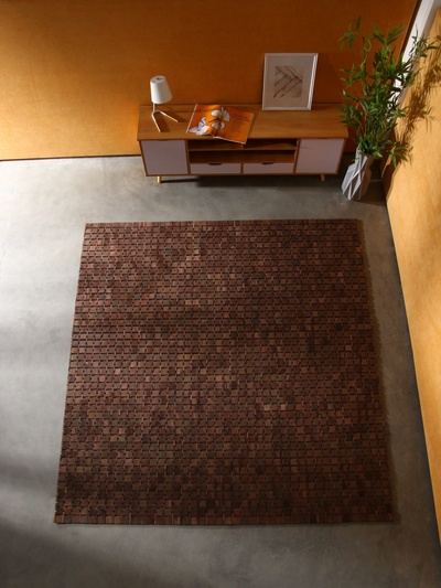 Коврик из тикового дерева, 200×200×0.7 см