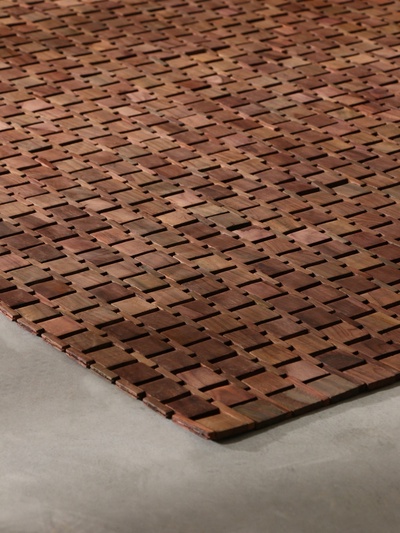 Коврик из тикового дерева, 200×200×0.7 см