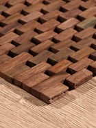 Коврик из тикового дерева, 30×20×0.7 см - Фото 4