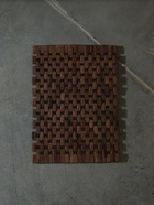 Коврик из тикового дерева, 40×30×0.7 см - Фото 2