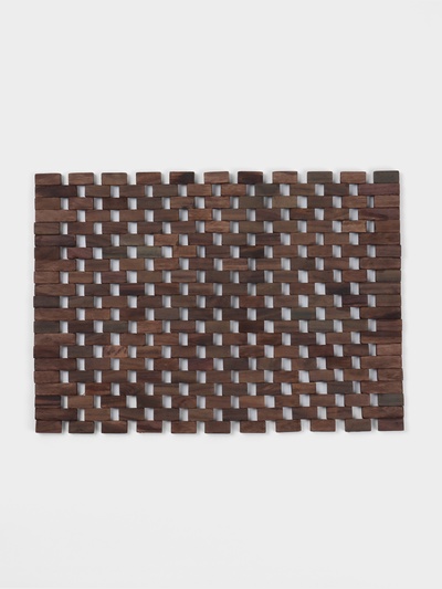 Коврик из тикового дерева, 40×30×0.7 см