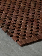 Коврик из тикового дерева, 40×30×0.7 см - Фото 3