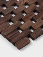 Коврик из тикового дерева, 40×30×0.7 см - Фото 3