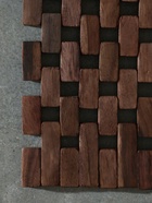 Коврик из тикового дерева, 40×30×0.7 см - Фото 5