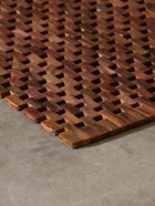 Коврик из тикового дерева, 60×40×0.7 см - Фото 4