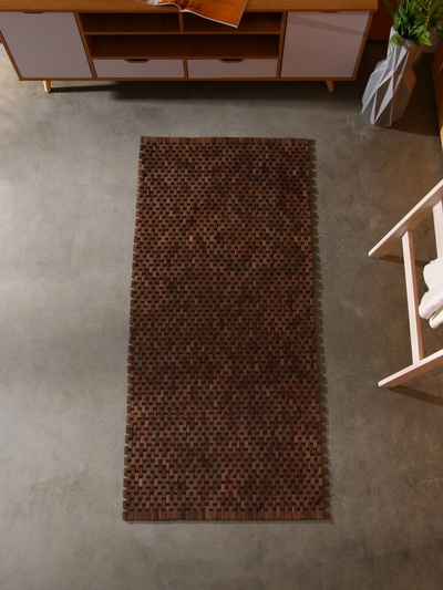 Коврик из тикового дерева, 150×70×0.7 см