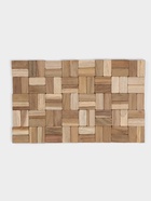 Коврик из тикового дерева, 30×20×0.7 см - Фото 2