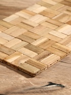 Коврик из тикового дерева, 30×20×0.7 см - Фото 3