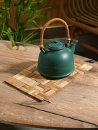 Коврик из тикового дерева, 30×20×0.7 см - Фото 5