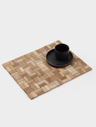 Коврик из тикового дерева, 40×30×0.7 см - Фото 1