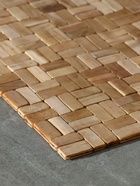 Коврик из тикового дерева, 40×30×0.7 см - Фото 3