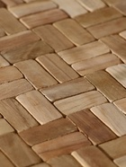 Коврик из тикового дерева, 40×30×0.7 см - Фото 4