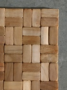 Коврик из тикового дерева, 40×30×0.7 см - Фото 5