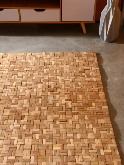 Коврик из тикового дерева, 200×100×0.7 см