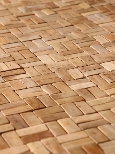 Коврик из тикового дерева, 200×200×0.7 см