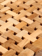 Коврик из тикового дерева, 30×20×0.7 см - Фото 5