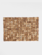 Коврик из тикового дерева, 40×30×0.7 см - Фото 2