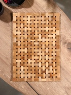 Коврик из тикового дерева, 40×30×0.7 см - Фото 3